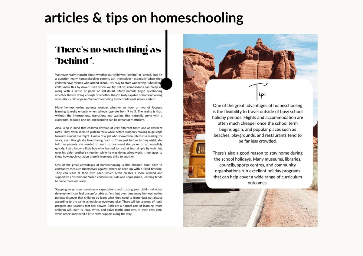 homeschool planner articles & tips on homeschooling